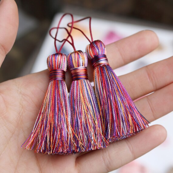 Download Mixed Color Tassel Plum Pink Rainbow Tassel Pink Tassel