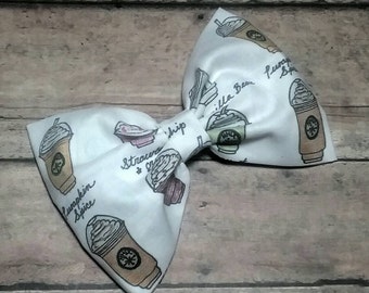 Starbucks Fabric Bow 5.5 Inches