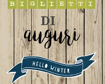 Christmas greeting Cards-Christmas Card-Hello Winter