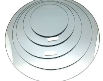 Round Mirror Base for Centerpiece, 1-Piece