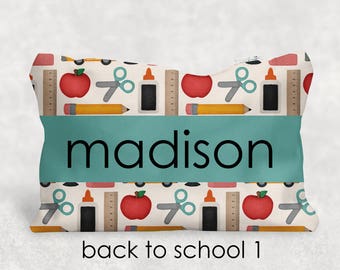 Personalized Pencil Pouch - Back to School - Personalized Gift - Teacher