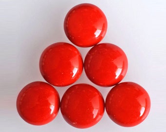 9mm Round Shape, Top Quality Red Coral Lot Cabochon, Red Coral Lot Suppliers, Smooth Polished, Wholesale Lot, Jewellery Making New Gemstone