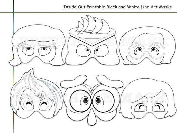Coloring Pages Emotions Printable Black and White Line Art