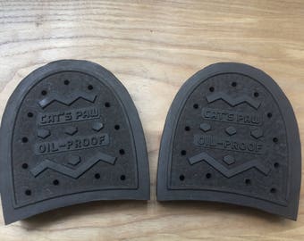 cat's Paw Oil Proof Heels For work and engineer boots. Size 12-13 . Made in U.S.A