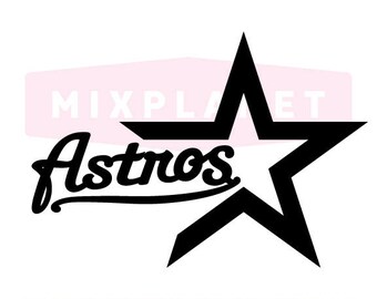 Houston Astros SVG Cut Files, Houston Astros DXF Cutting Files, Houston Astros SVG Dxf Png Cuttable Houston Astros Files, Instant Download