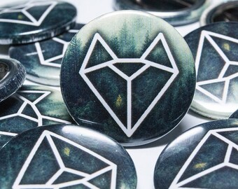 GoodWolf Logo Buttons