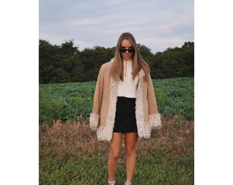 Always On My Mind - Penny Lane Coat, XL, Shearling Coat, Faux Shearling, Almost Famous Coat, Afghan Coat, Princess Coat, 70s Jacket