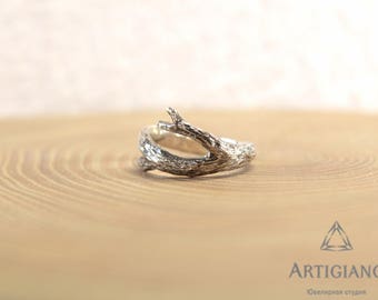 Tree rings, Twig rings, Tree Branch Ring, Sprig Ring, Woodland Jewelry Ring, Silver Branch Ring, Twig Ring, Nature Jewelry, Twig Jewelry