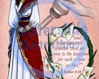 Queen Esther Bible Poster DOWNLOAD