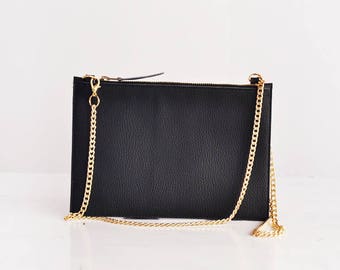 Vegan crossbody bag black crossbody black purse small crossbody bags for women, vegan bag black, crossbody wallet, womens christmas gifts