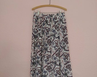 Brocade Full Pleated Midi