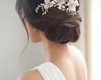 Floral Wedding Hair Clip