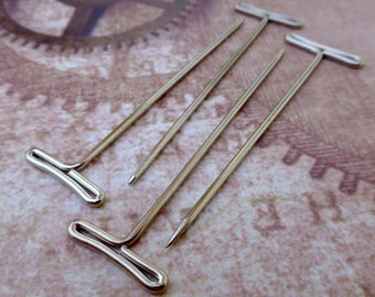 free UK postage Pack of 100 T Pins for Macrame Pins