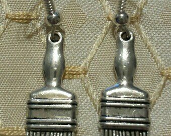 Paintbrush Earrings Artist Painter Dangle Earrings