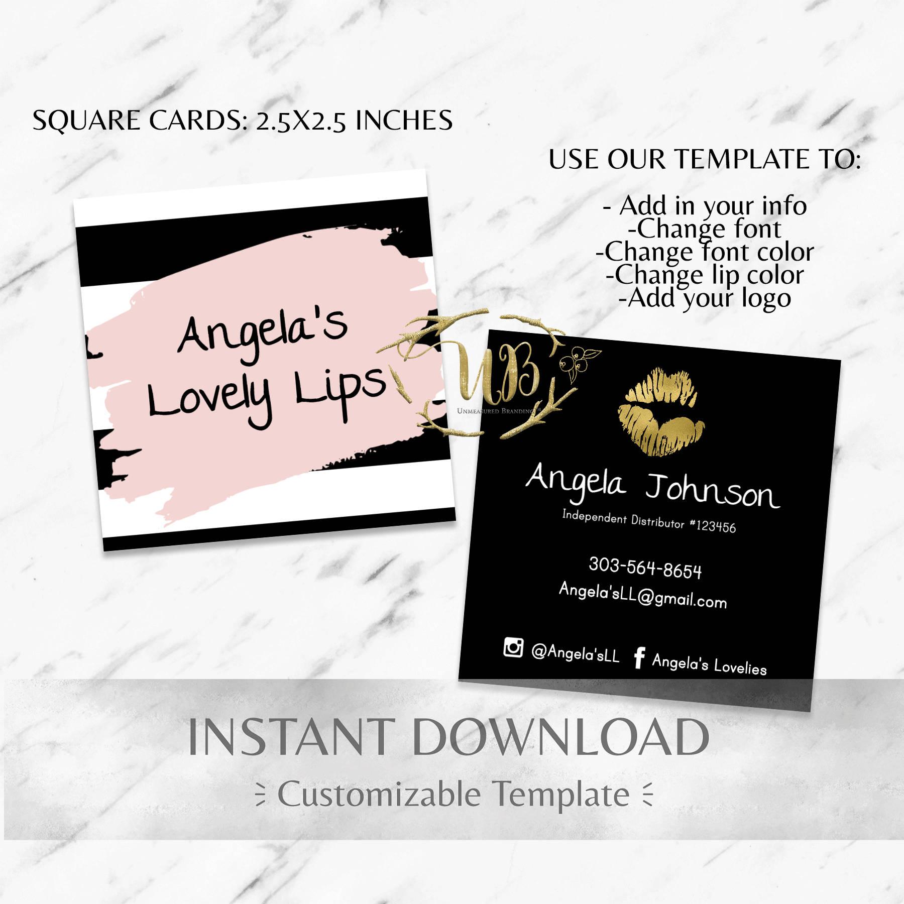 senegence business cards