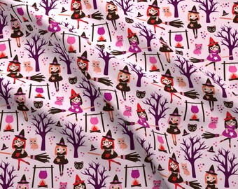Magic poison and witch halloween fabric by Little Smile Makers - Cotton fabric by the yard with Spoonflower
