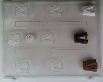 Wedding Tuxedo Mold Candy Chocolate Soap Ice Crayon Candle Fondant Baking Supplies Jenuine Crafts