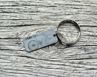 Bicycle Keychain, Cycling Keychain, Cycling, Bicycle, Ride, Key Chain, bike keychain