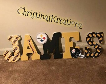 Pittsburg Steelers Custom Letters