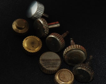 Steampunk Vintage Antique Watch pocket Watch parts crowns BG 65