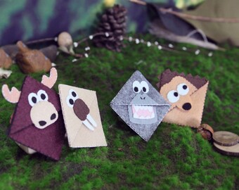 Little Animals Bookmark DIY