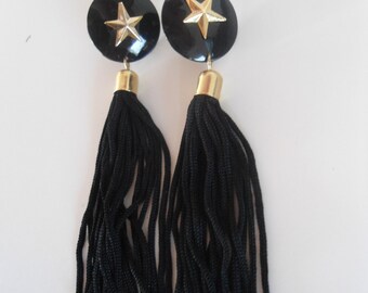 Vintage earrings, classic style.