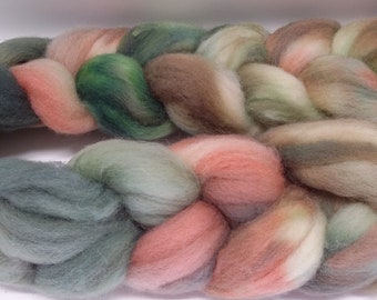 Hand Dyed Wool Roving -- Spinning, Felting, Weaving