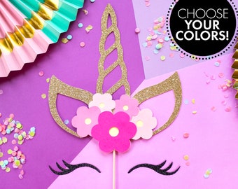 Unicorn Cake Topper, Unicorn Party, Unicorn Horn and Ears, Unicorn Birthday, Unicorn Decoration, Unicorn Cake, Unicorn Topper, Unicorn Decor