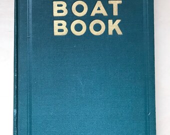 1931 The Boat Book, Vintage Books, Books, Paper, Junk Journal, Journal Supplies, Vintage Boats, Popular Mechanics Press, vintage Paper