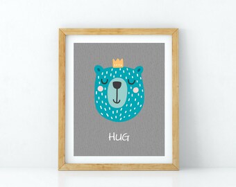 Bear nursery decor | Etsy