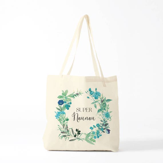 Gift Nanny, canvas bag, mint version.
