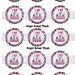 INSTANT DOWNLOAD I Love Gymnastics 1 inch Circle Digital Bottle cap Images