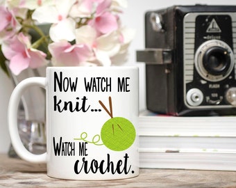 Knitter gift, knitting gift, Knitting mug, crochet gift, crochet mug, funny gift for knitter, gift for crocheter, crocheting, knitting, mugs