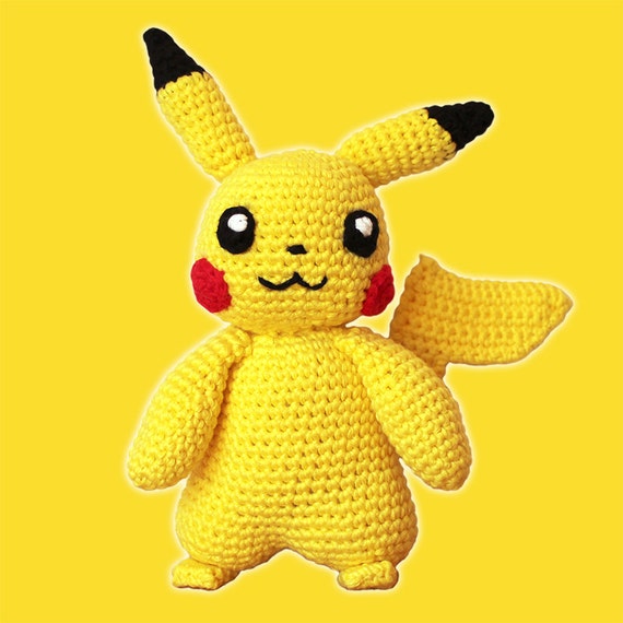 Pikachu - Pokemon. Amigurumi Pattern PDF.