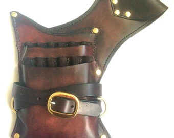 Horse Archery Quiver with Sleeves for 12 arrows