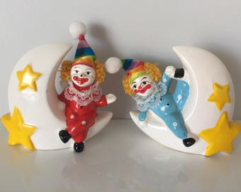 Vintage clown Money boxes 1980's , 80's,