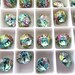 12 Aquamarine Lemon Swarovski Crystal Chaton Stone 1088 39ss 8mm