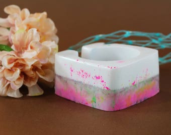 resin bangle, resin bracelet, italian jewelry, handmade in italy