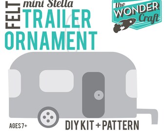 DIY Digital Felt Trailer Instructions-Make an Ornament or a Fascinator