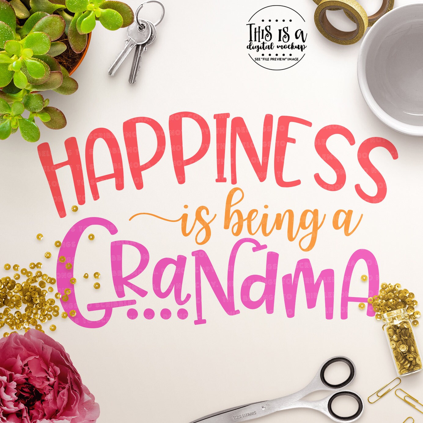 Download Grandma svg Happiness Is SVG Grandma Cut File Grandma Shirt