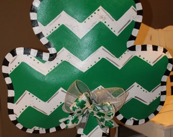Large St Patrick's Day Shamrock door/wall decoration