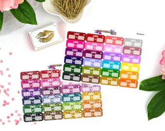 Work Schedule Stickers, Work Stickers, Planner Stickers, Work Days, Stickers