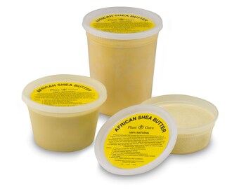 Raw African Shea Butter Organic 100% Pure Unrefined Virgin From Ghana. Great For Skin, Body, Face, Hair Available in 8 oz, 16 oz and 32 oz.
