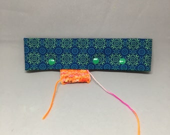 Blue & Green Medallions Needle Cozy