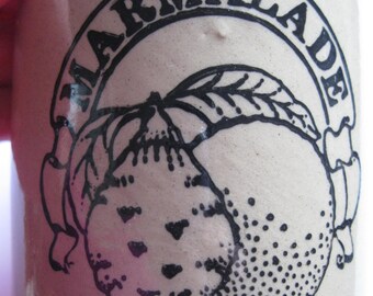 Pearsons of Chesterfield - vintage stoneware storage jar marmalade Pearsons of Chesterfield