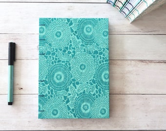 Nepal Coptic Journal Hardcover Hand Bound Coptic Notebook Travel Journal Blank Journal Stationery Gift for Writer 160 Lined White Pages