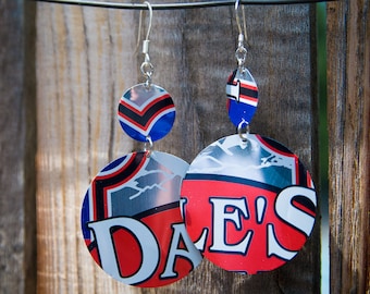 Craft Beer Can Earrings