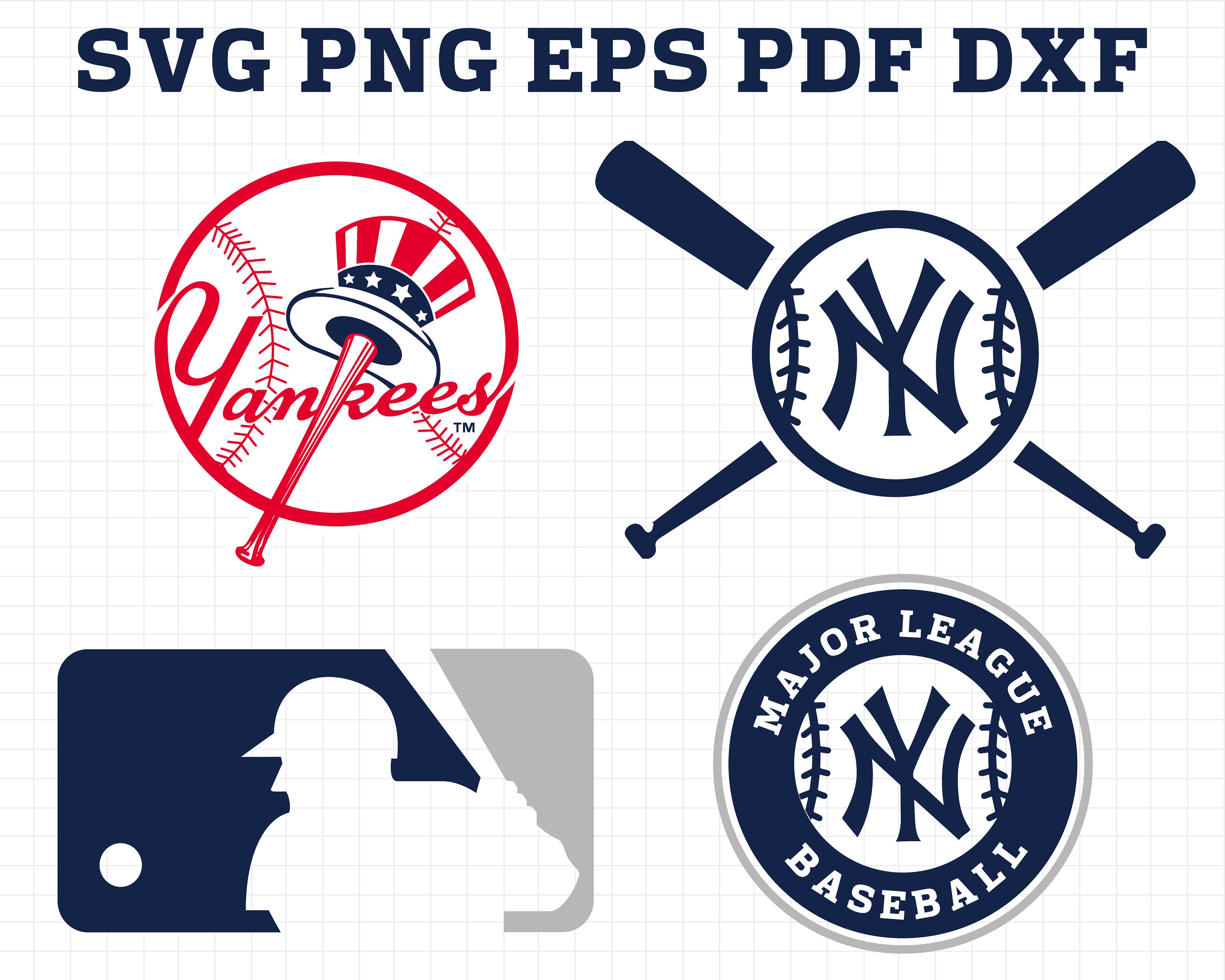 New York Yankees SVG Mlb Yankees SVG Mlb SVG Baseball