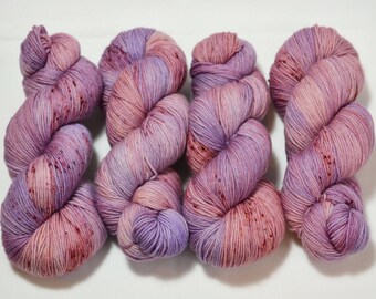 Aster on Sock 4-ply Superwash Merino