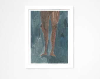 Original Faye Moorhouse Painting || LEGS ELEVEN 005